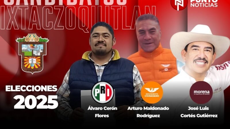 Definen candidaturas para la alcaldía de Ixtaczoquitlán rumbo a las elecciones