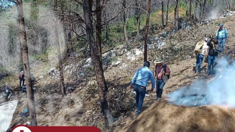 FALSO INCENDIO EN EL CERRO “EL GENTIL” DEL MUNICIPIO DE HUILOAPAN DE CUAUHTÉMOC.