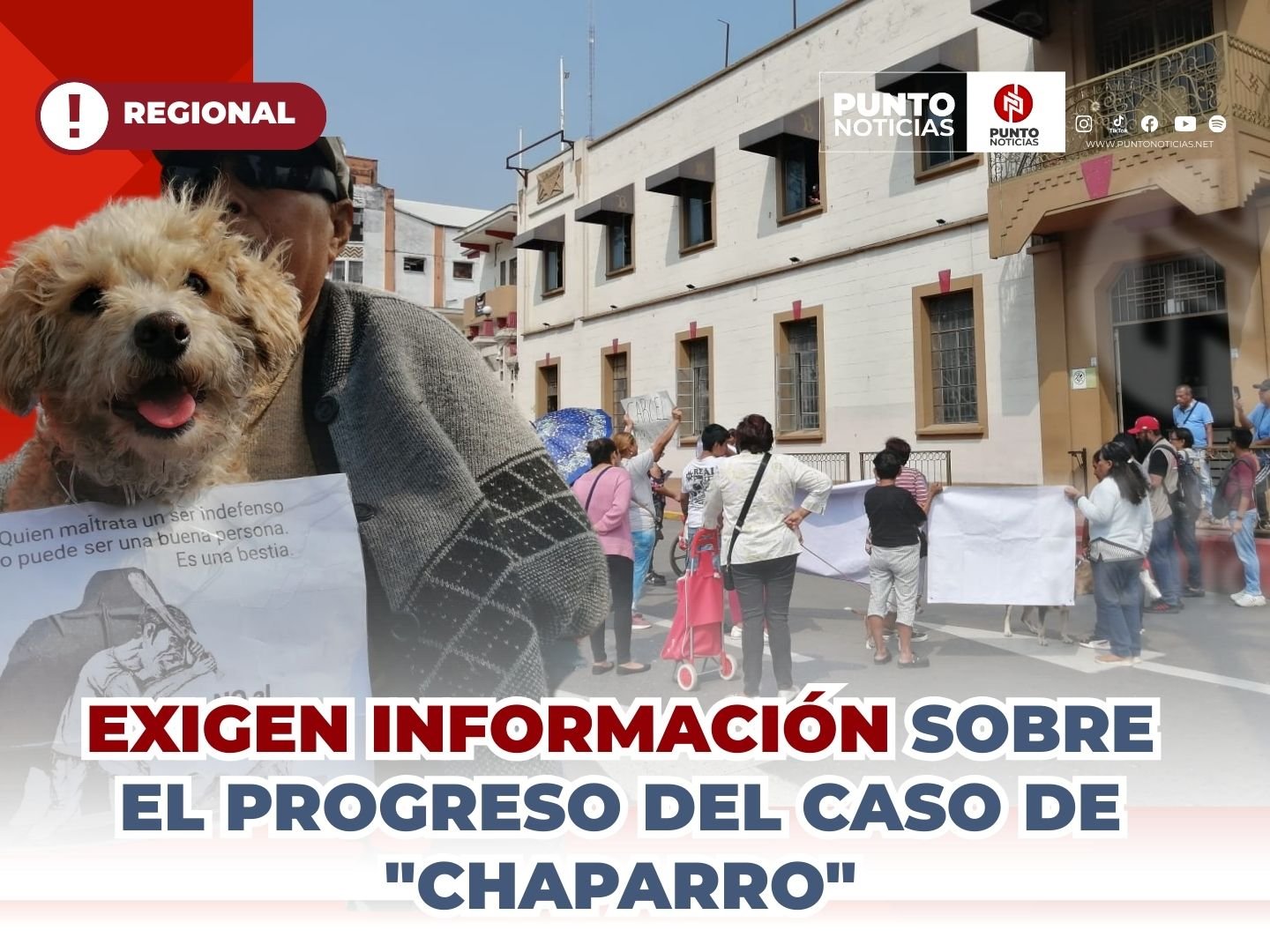 Exigen información sobre el progreso del caso de “Chaparro”