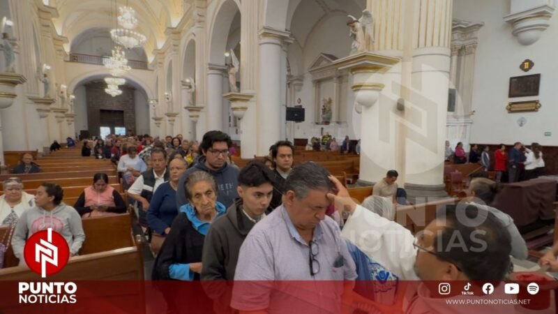 Inicia la Cuaresma con la imposición de ceniza