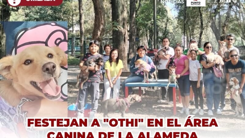 Festejan a “Othi” en el área canina de la Alameda