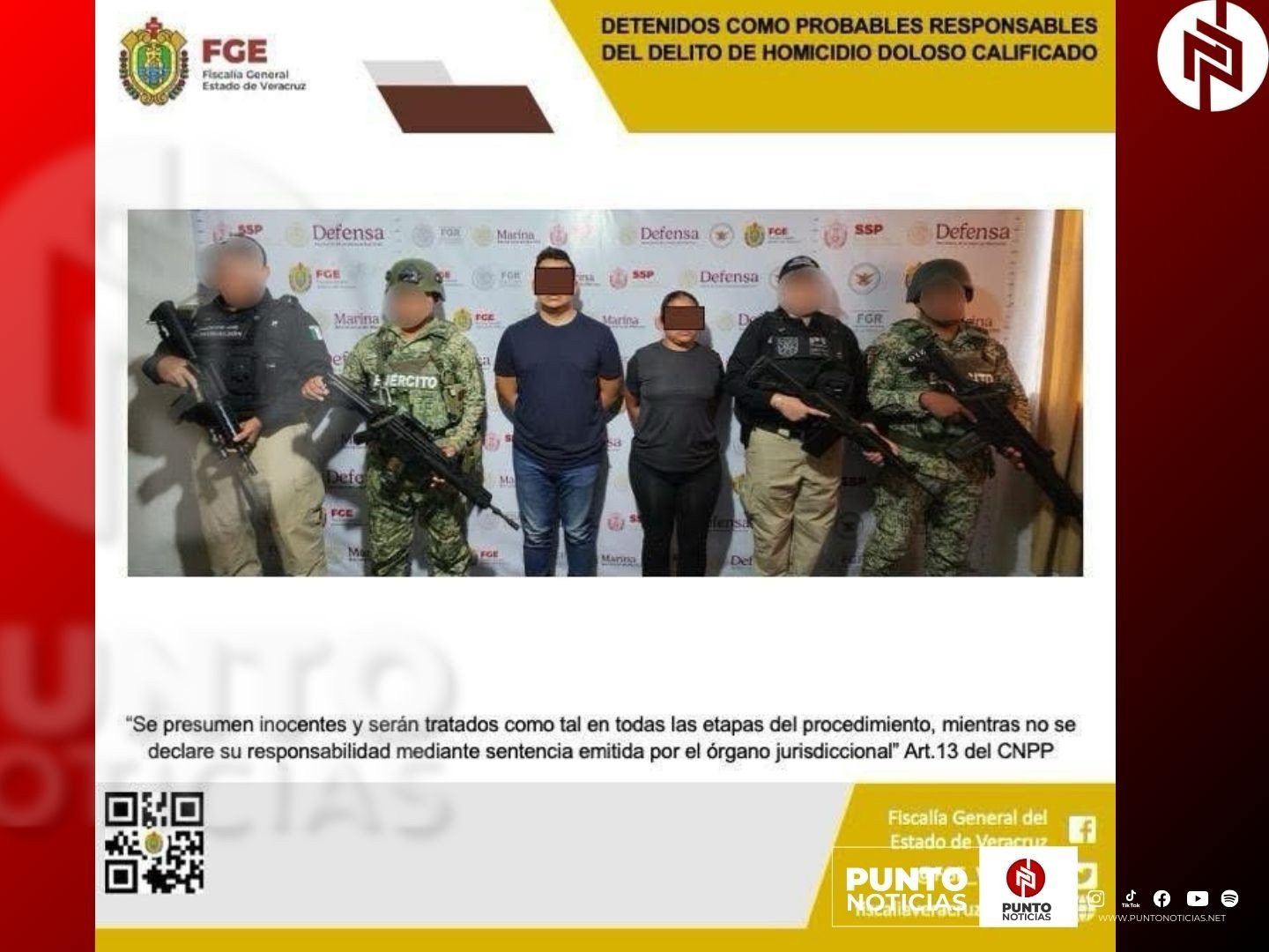 Detienen a dos policías municipales de Poza Rica por presunto homicidio calificado