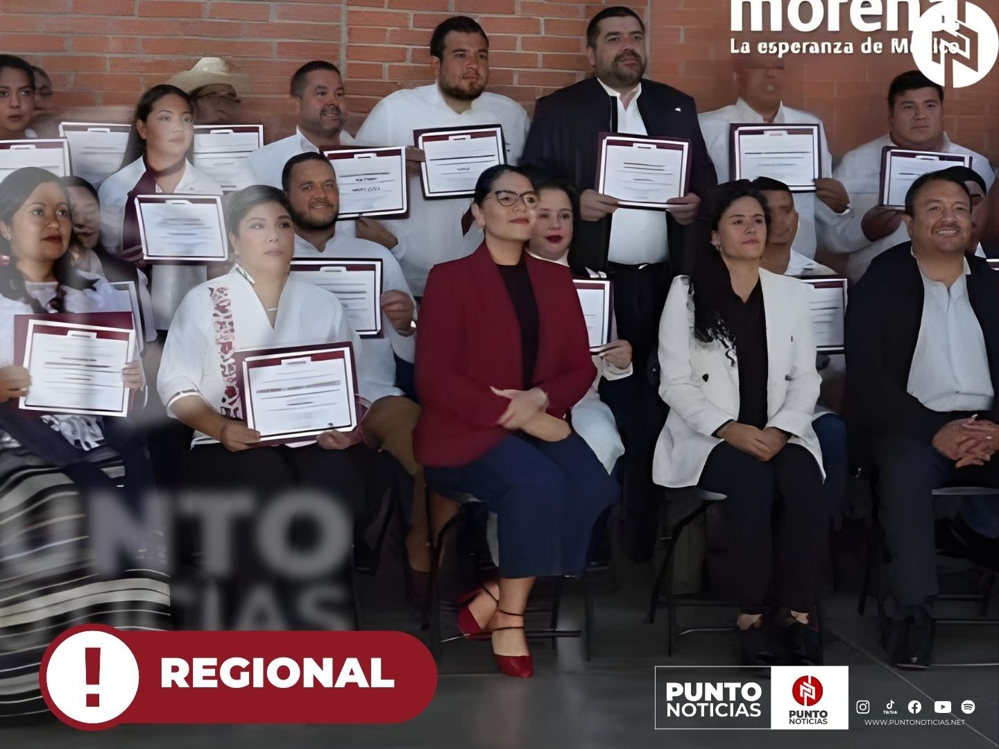 Gaudencia Hernández Romero recibe nombramiento como Promotora de Morena en Tlaquilpa