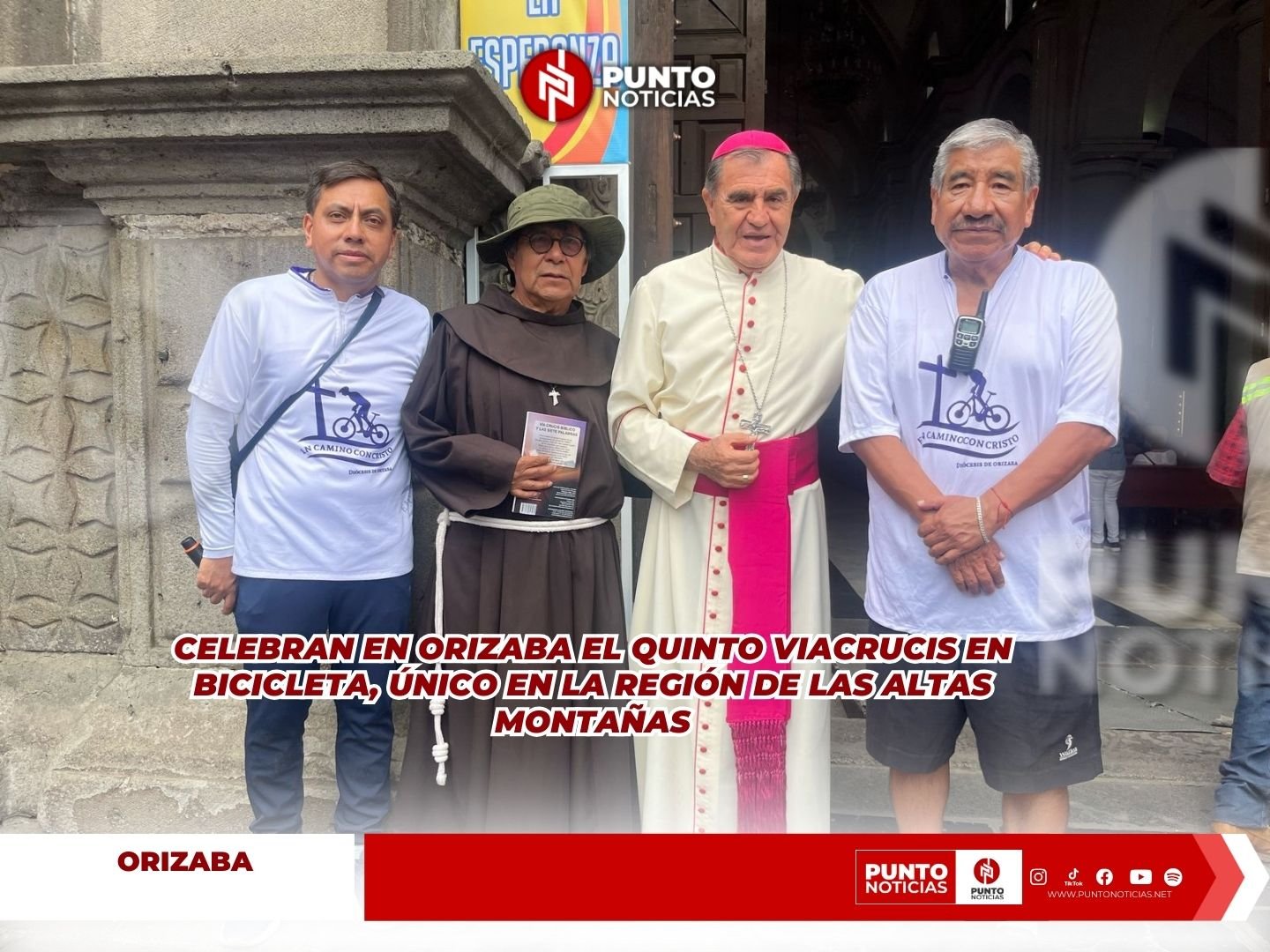 Celebran en Orizaba el Quinto Viacrucis en Bicicleta, único en la región de las Altas Montañas