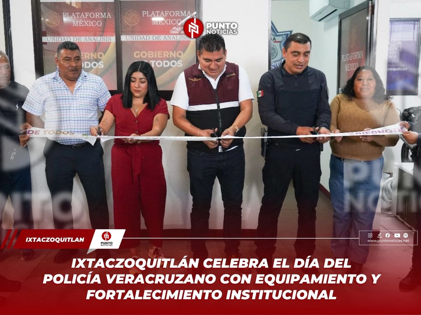 Ixtaczoquitlán celebra el Día del Policía Veracruzano con equipamiento y fortalecimiento institucional