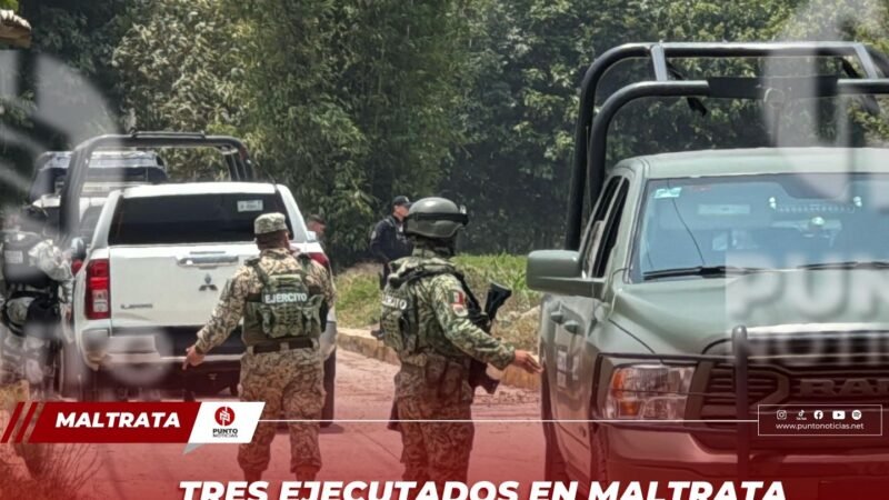 Tres ejecutados en Maltrata