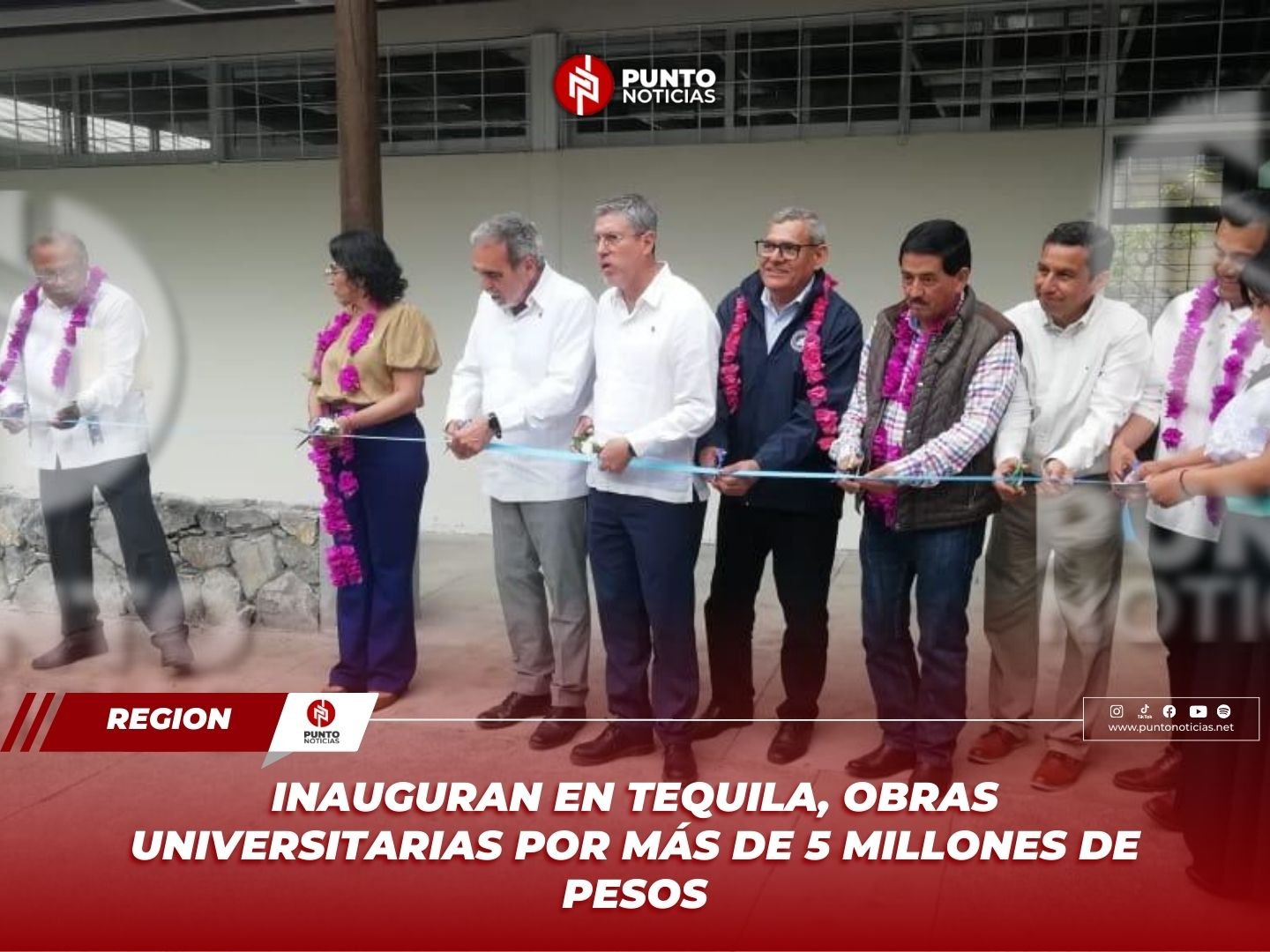 Inauguran en Tequila, obras universitarias por más de 5 millones de pesos