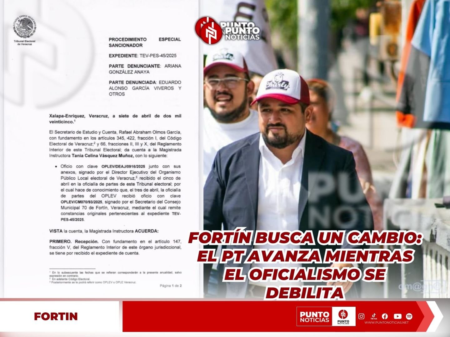 Fortín busca un cambio: el PT avanza mientras el oficialismo se debilita