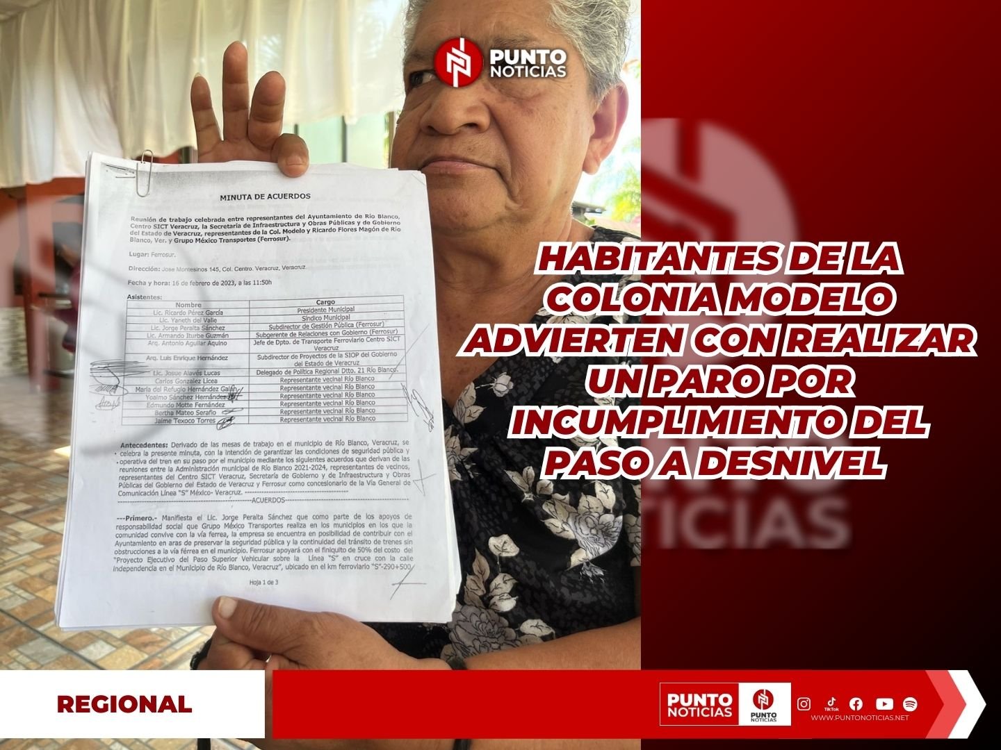 Habitantes de la colonia Modelo advierten con realizar un paro por incumplimiento del paso a desnivel
