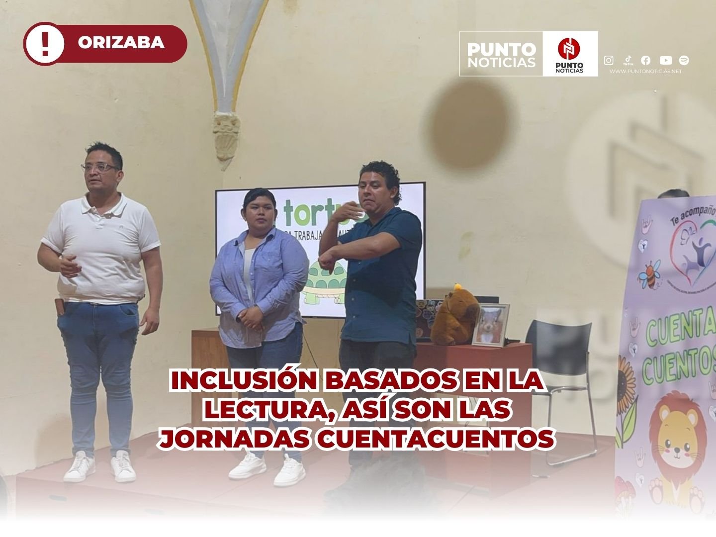 Inclusión basados en la lectura, así son las jornadas cuentacuentos