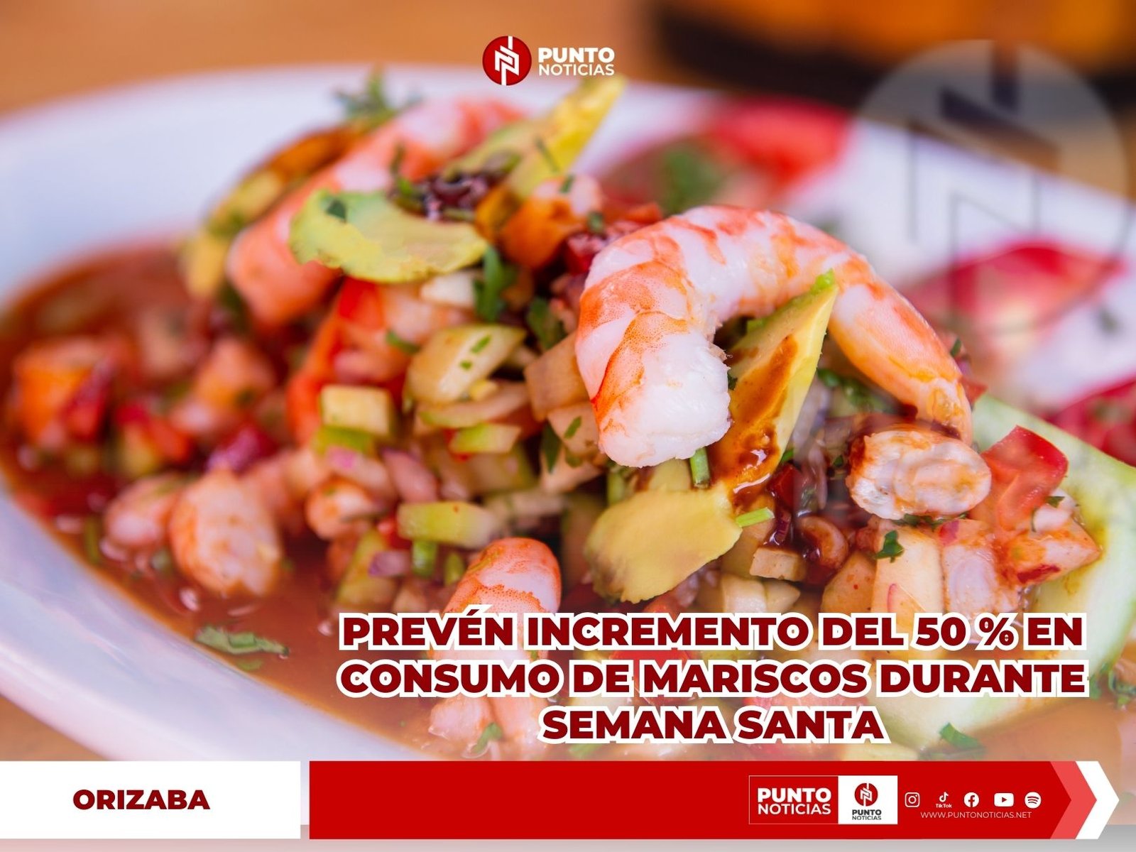 Prevén incremento del 50 % en consumo de mariscos durante Semana Santa