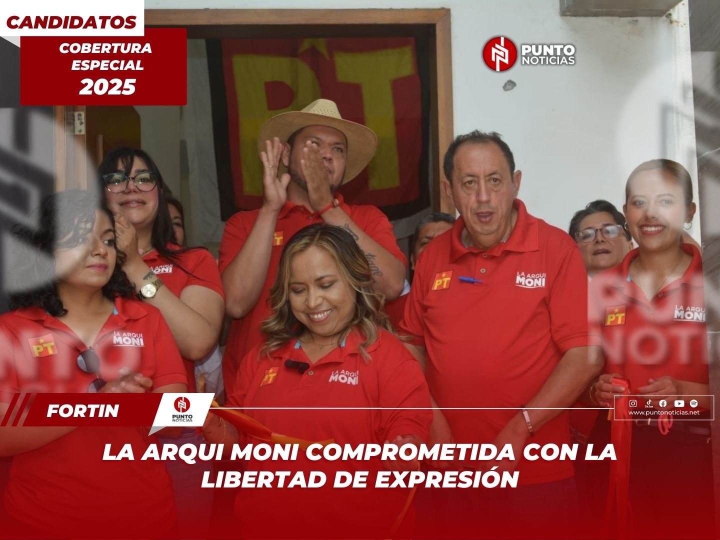 La Arqui Moni comprometida con la libertad de expresión