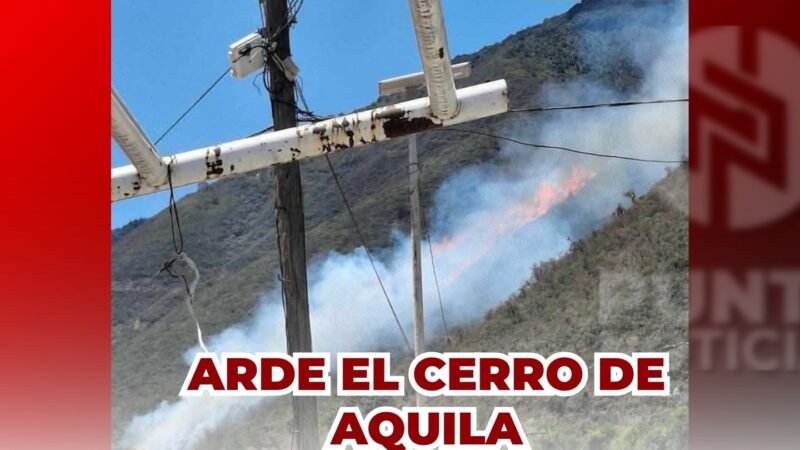 Arde el Cerro de Aquila