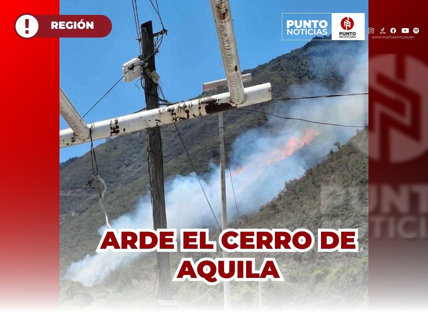 Arde el Cerro de Aquila