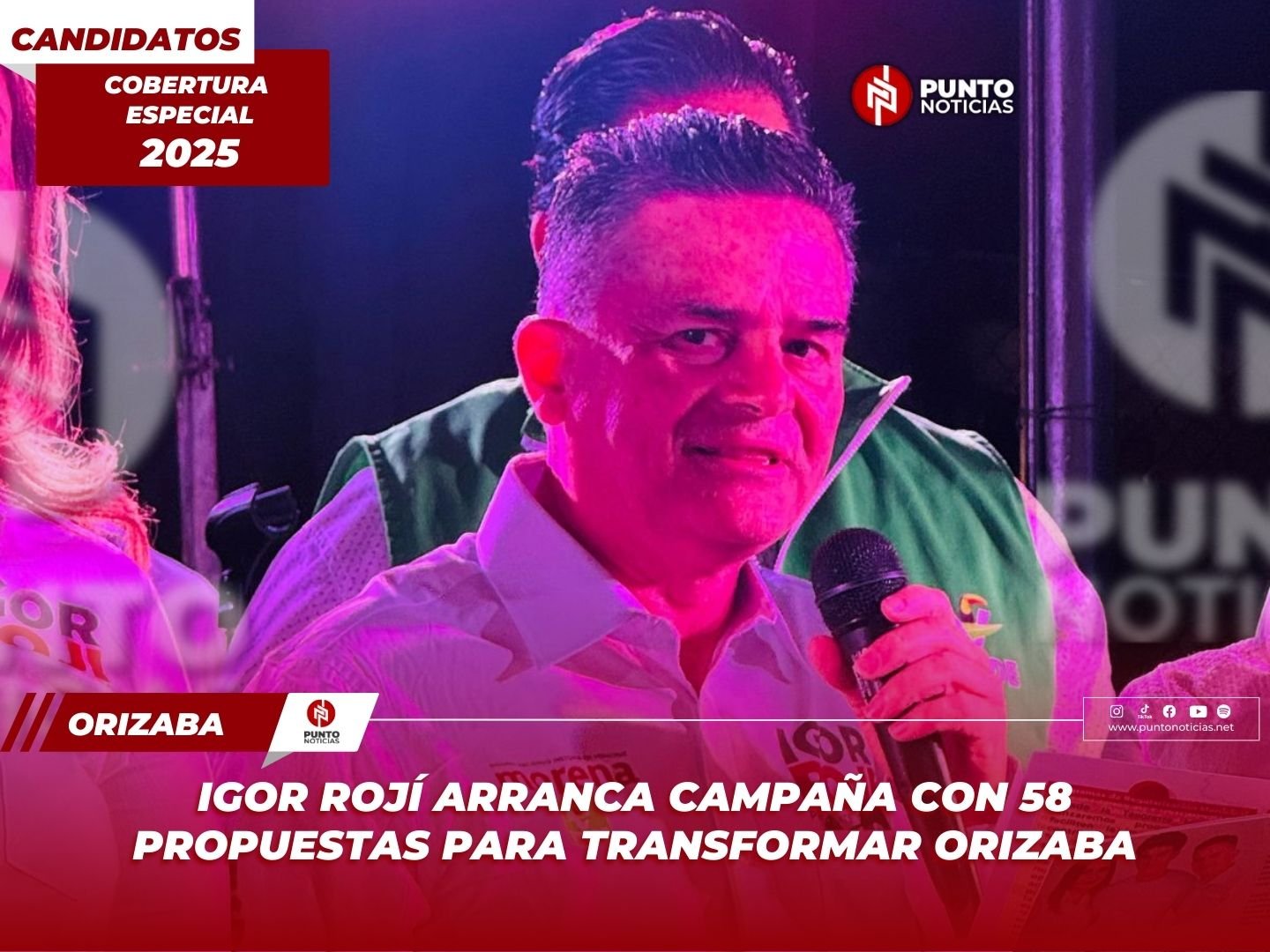 Igor Rojí arranca campaña con 58 propuestas para transformar Orizaba