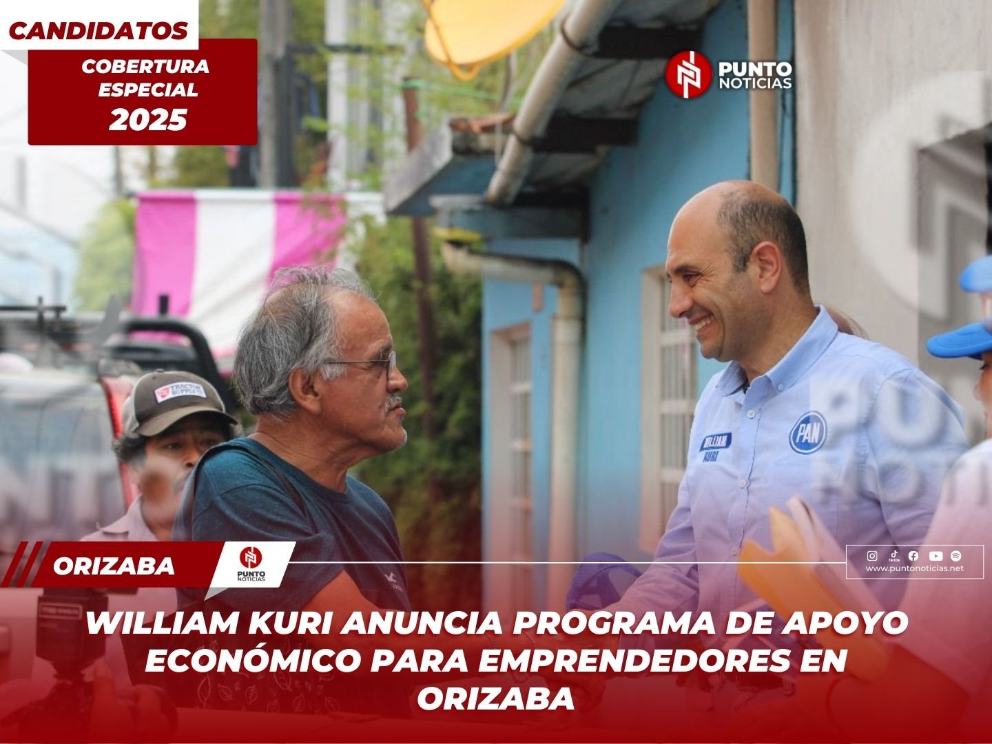 William Kuri anuncia programa de apoyo económico para emprendedores en Orizaba