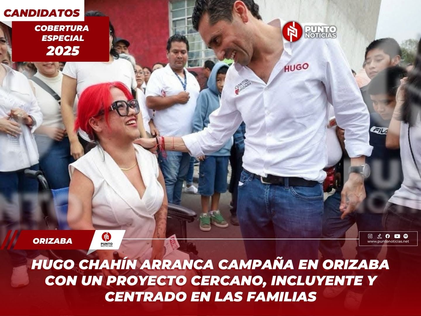 Hugo Chahín arranca campaña en Orizaba con un proyecto cercano, incluyente y centrado en las familias