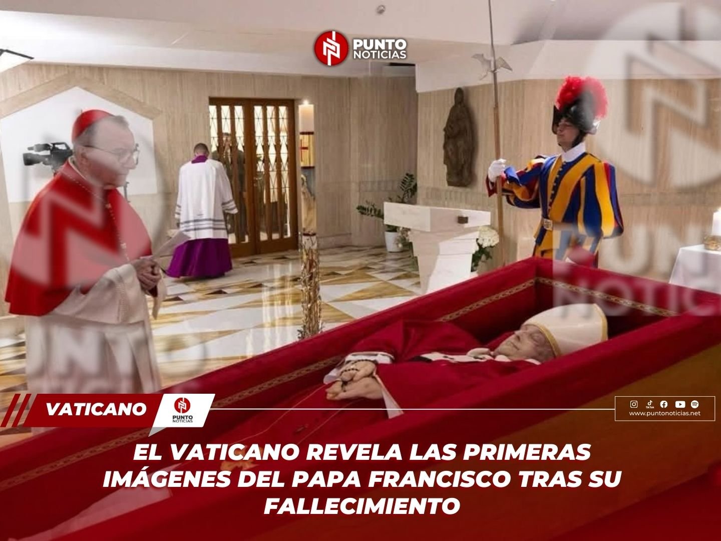El Vaticano revela las primeras imágenes del Papa Francisco tras su fallecimiento