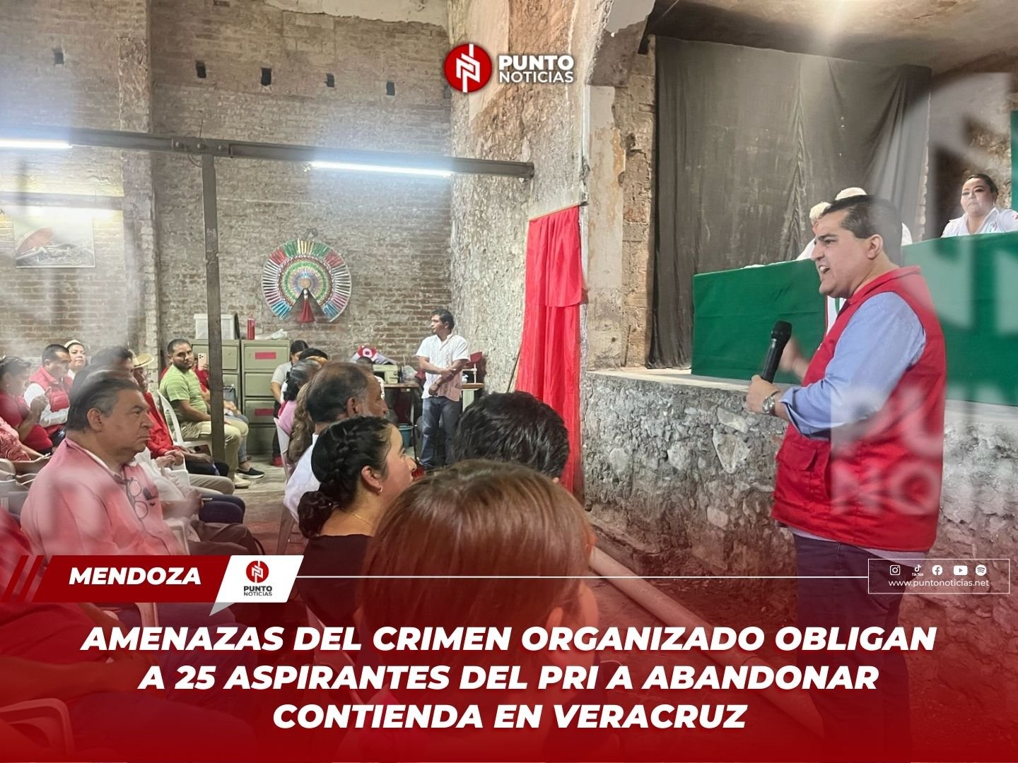 Amenazas del crimen organizado obligan a 25 aspirantes del PRI a abandonar contienda en Veracruz