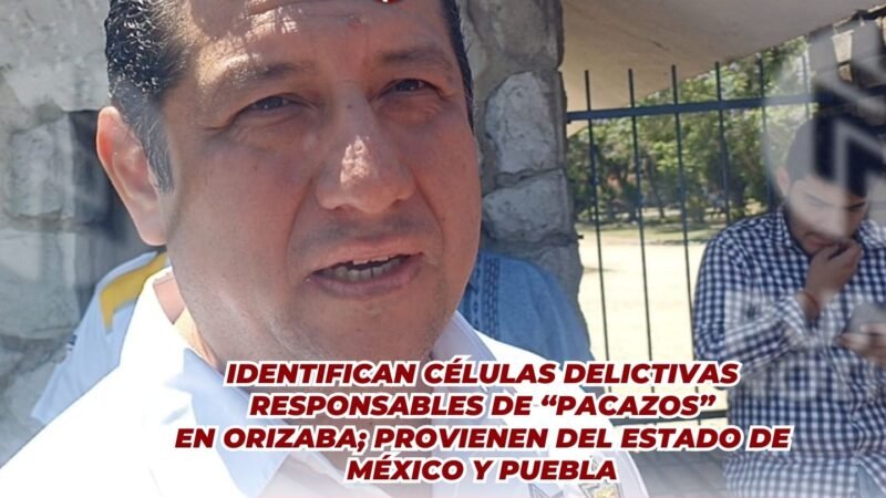 Identifican células delictivas responsables de “pacazos”en Orizaba; provienen del Estado de México y Puebla