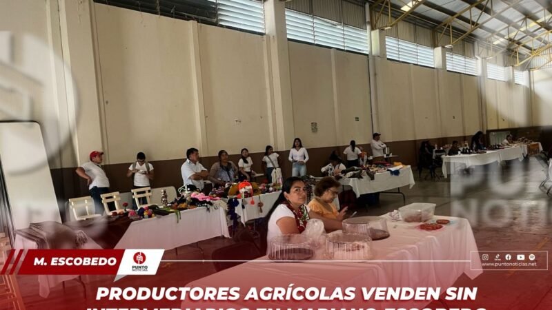 Productores agrícolas venden sin intermediarios en Mariano Escobedo