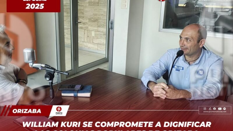 William Kuri se compromete a dignificar las colonias populares de Orizaba
