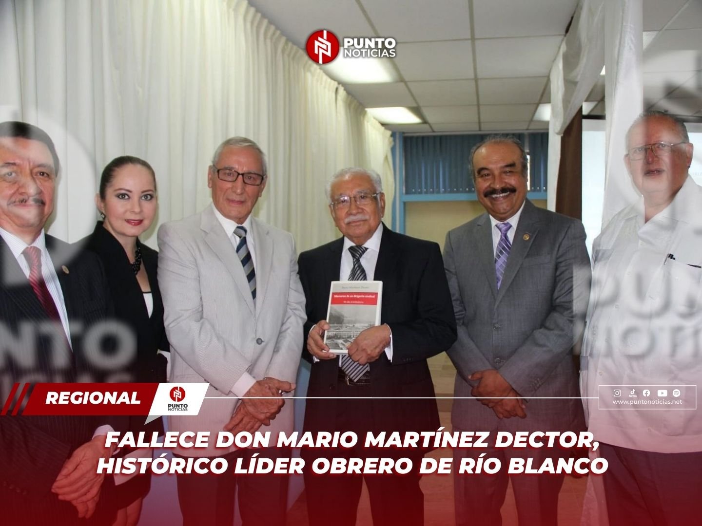 Fallece Don Mario Martínez Dector, histórico líder obrero de Río Blanco
