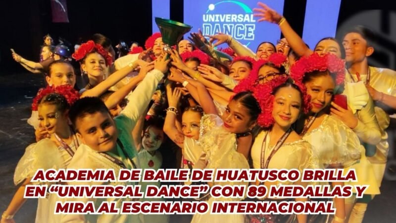 Academia de baile de Huatusco brilla en “Universal Dance” con 89 medallas y mira al escenario internacional
