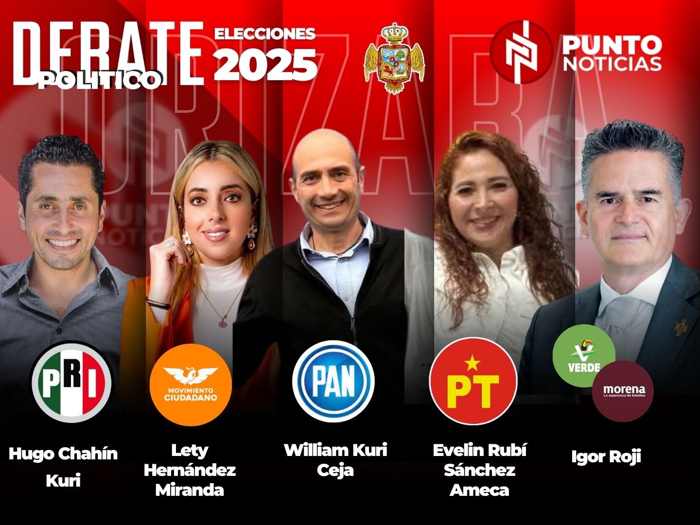 Definen temas y orden de participación para debate virtual entre candidatos a la alcaldía de Orizaba