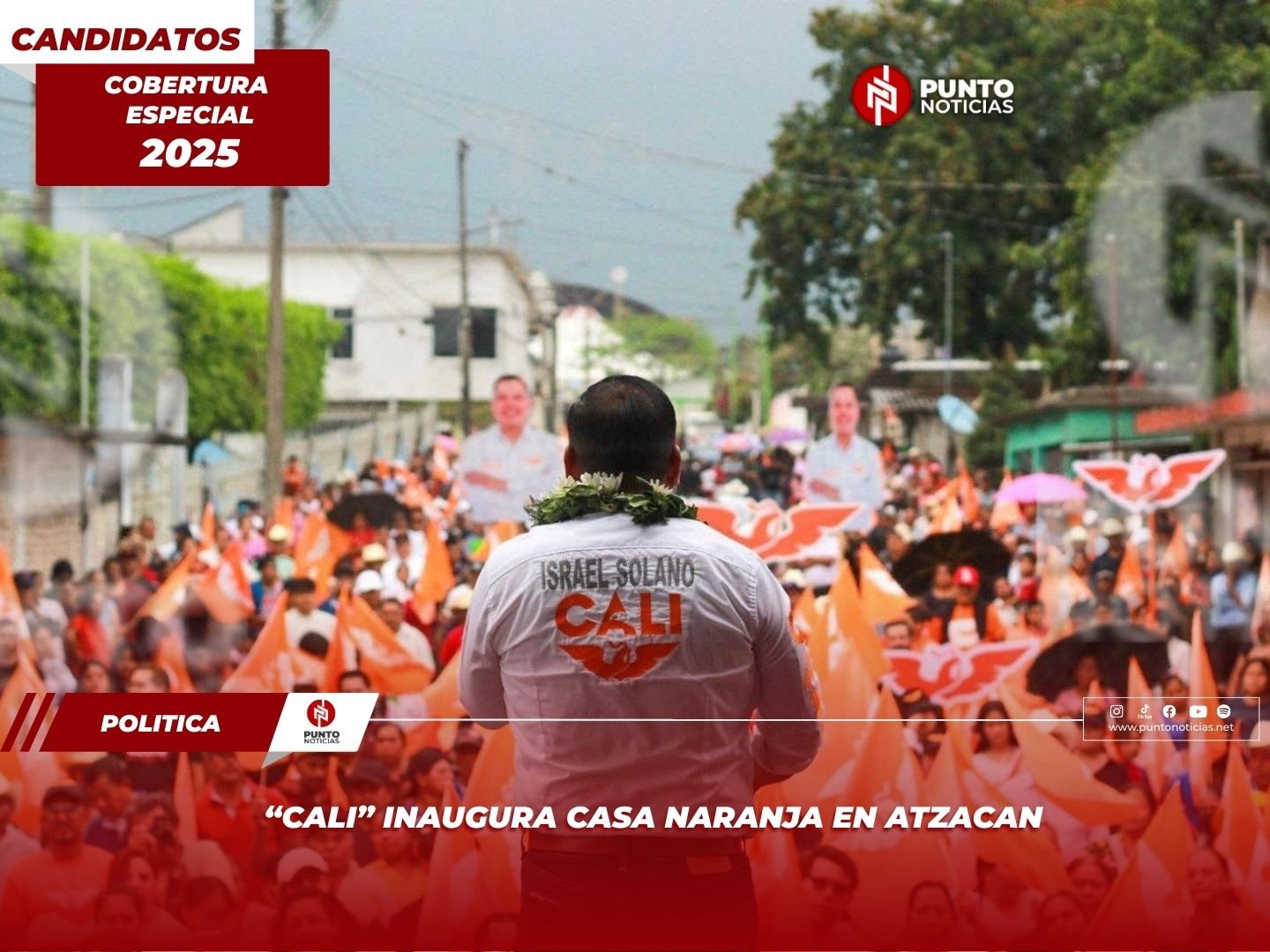 “Cali” inaugura Casa Naranja en Atzacan