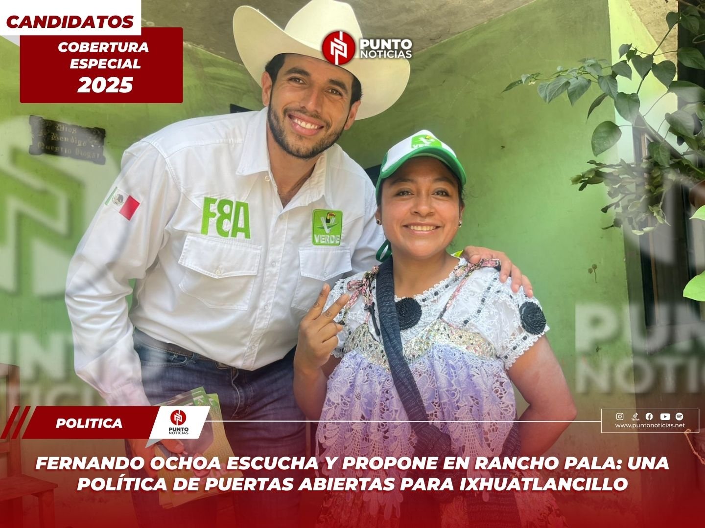 FERNANDO OCHOA ESCUCHA Y PROPONE EN RANCHO PALA: UNA POLÍTICA DE PUERTAS ABIERTAS PARA IXHUATLANCILLO