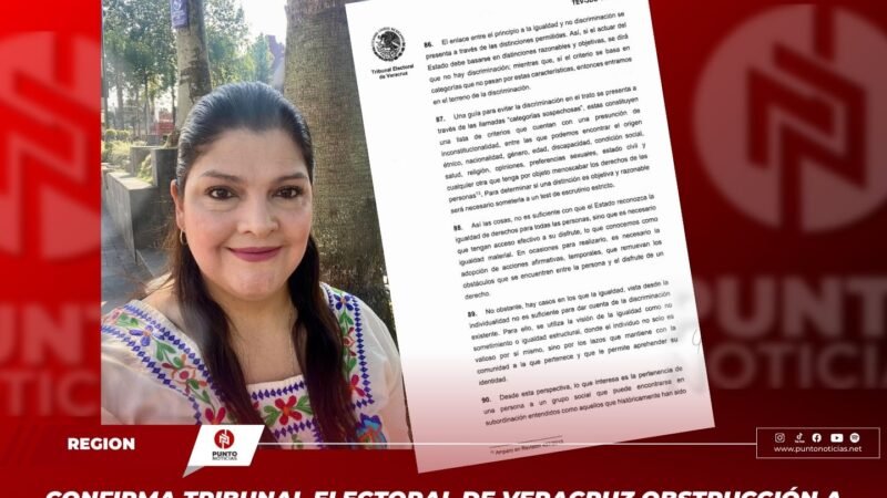 Confirma Tribunal Electoral de Veracruz obstrucción a síndica de Río Blanco; involucran a exfuncionario y actual candidato de Morena