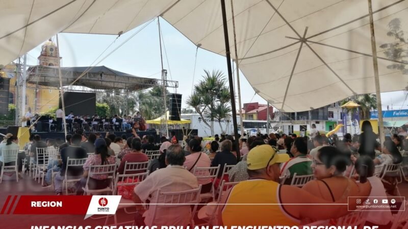 Infancias creativas brillan en encuentro regional de escuelas artísticas en Veracruz