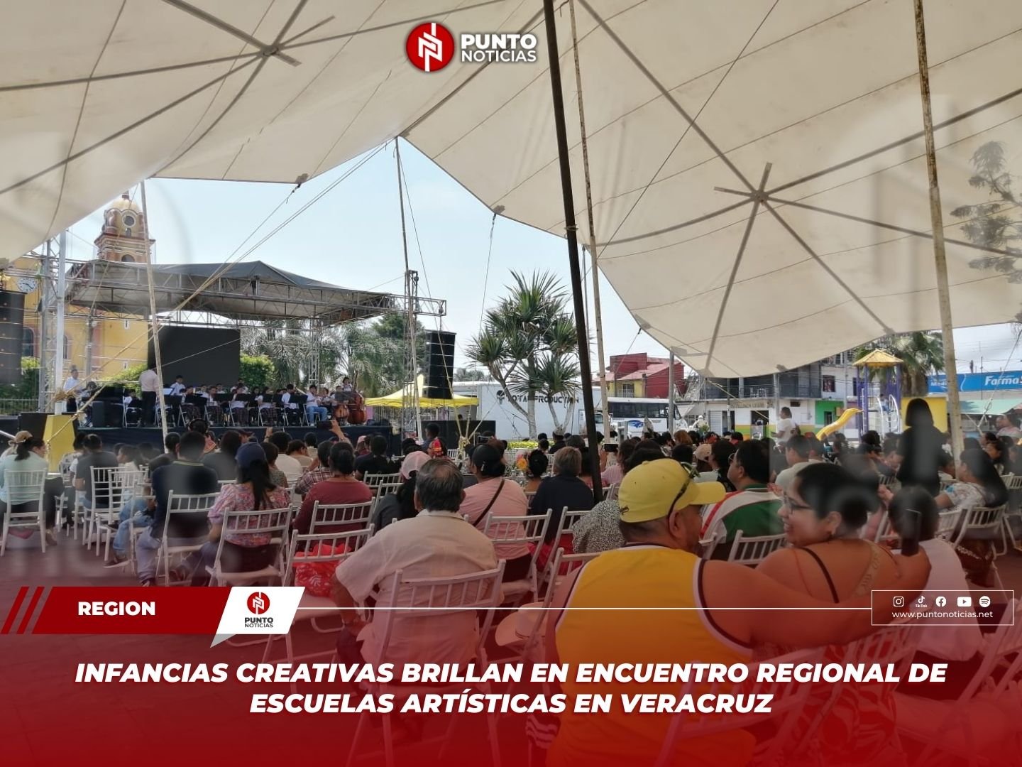 Infancias creativas brillan en encuentro regional de escuelas artísticas en Veracruz