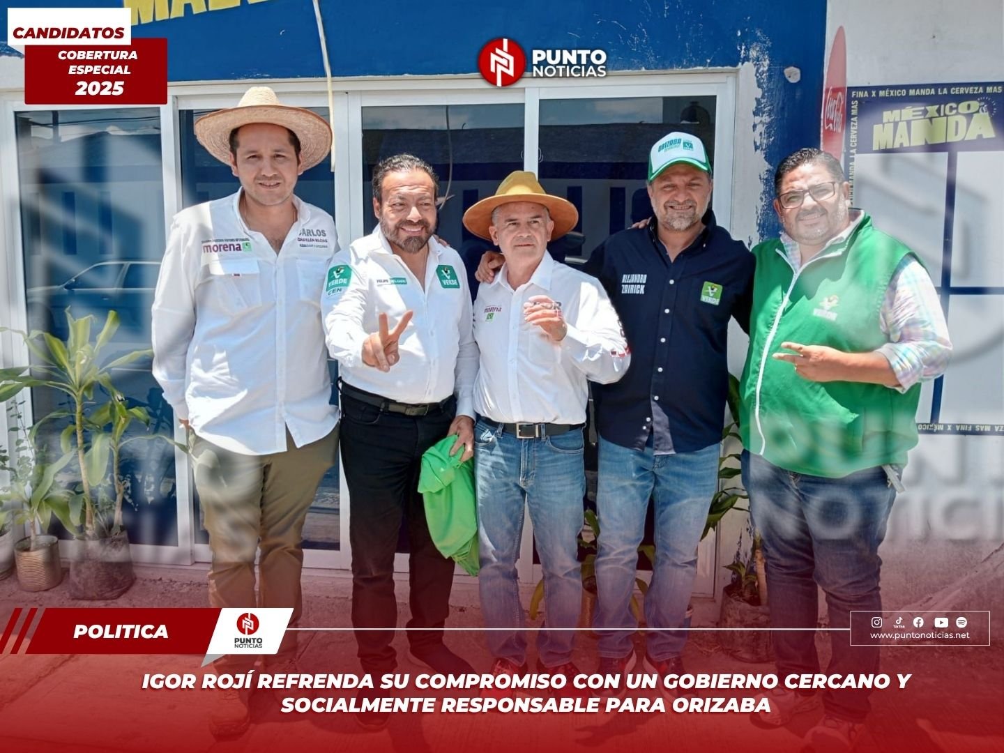 Igor Rojí refrenda su compromiso con un gobierno cercano y socialmente responsable para Orizaba
