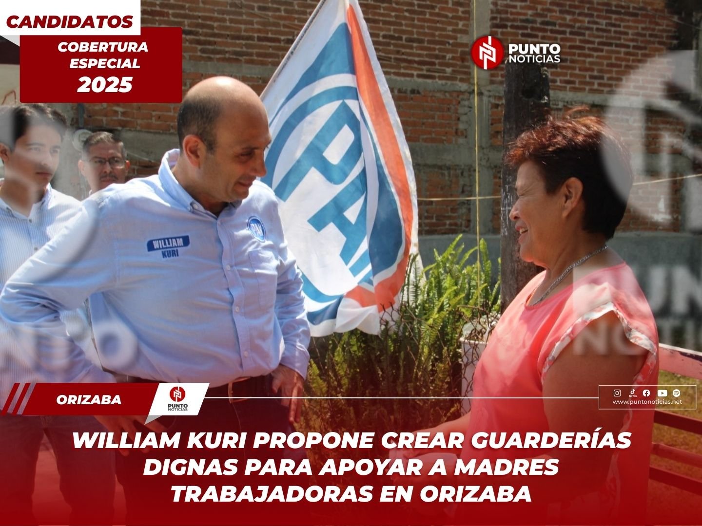 William Kuri propone crear guarderías dignas para apoyar a madres trabajadoras en Orizaba