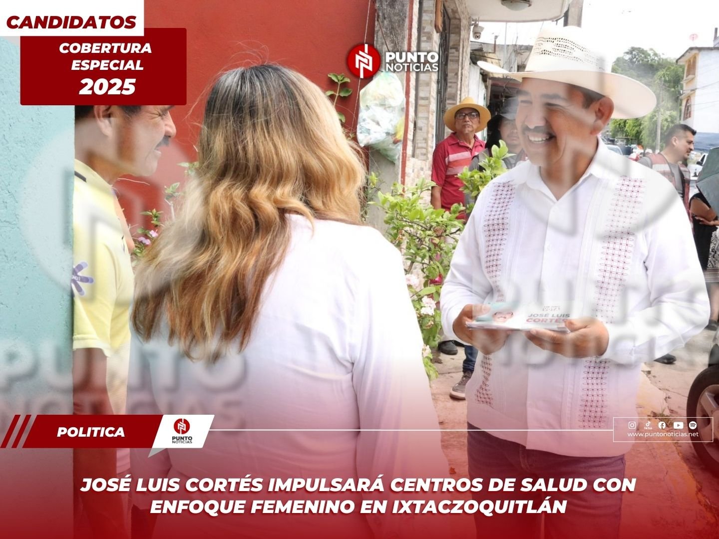 JOSÉ LUIS CORTÉS IMPULSARÁ CENTROS DE SALUD CON ENFOQUE FEMENINO EN IXTACZOQUITLÁN