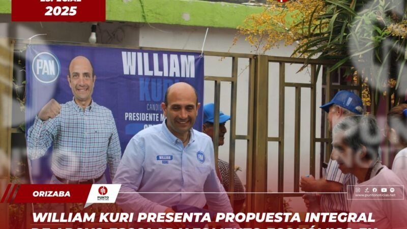 William Kuri presenta propuesta integral de apoyo escolar y fomento económico en El Trébol