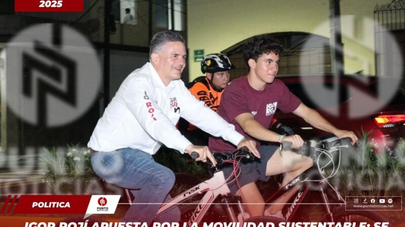 Igor Rojí apuesta por la movilidad sustentable: se une a rodada ciclista de Bici Ori A.C.