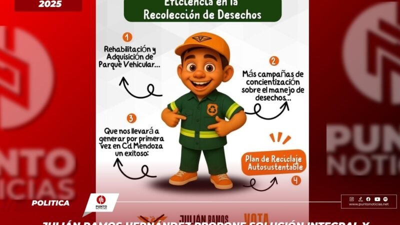 Julián Ramos Hernández propone solución integral y sostenible al problema de la basura en Mendoza