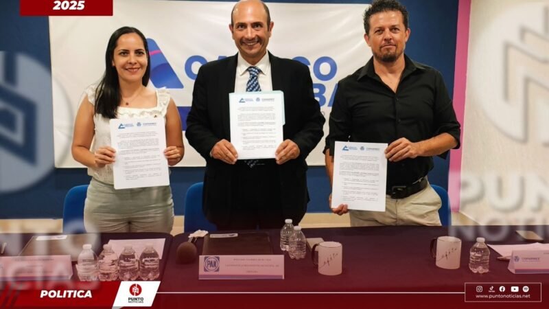 William Kuri plantea alianza con empresarios y compromiso con la transparencia en Orizaba
