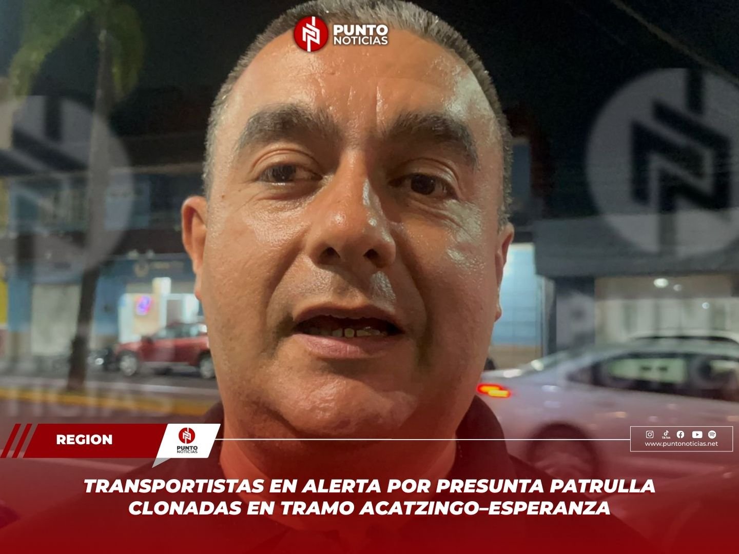 Transportistas en alerta por presunta patrulla clonada en tramo Acatzingo–Esperanza
