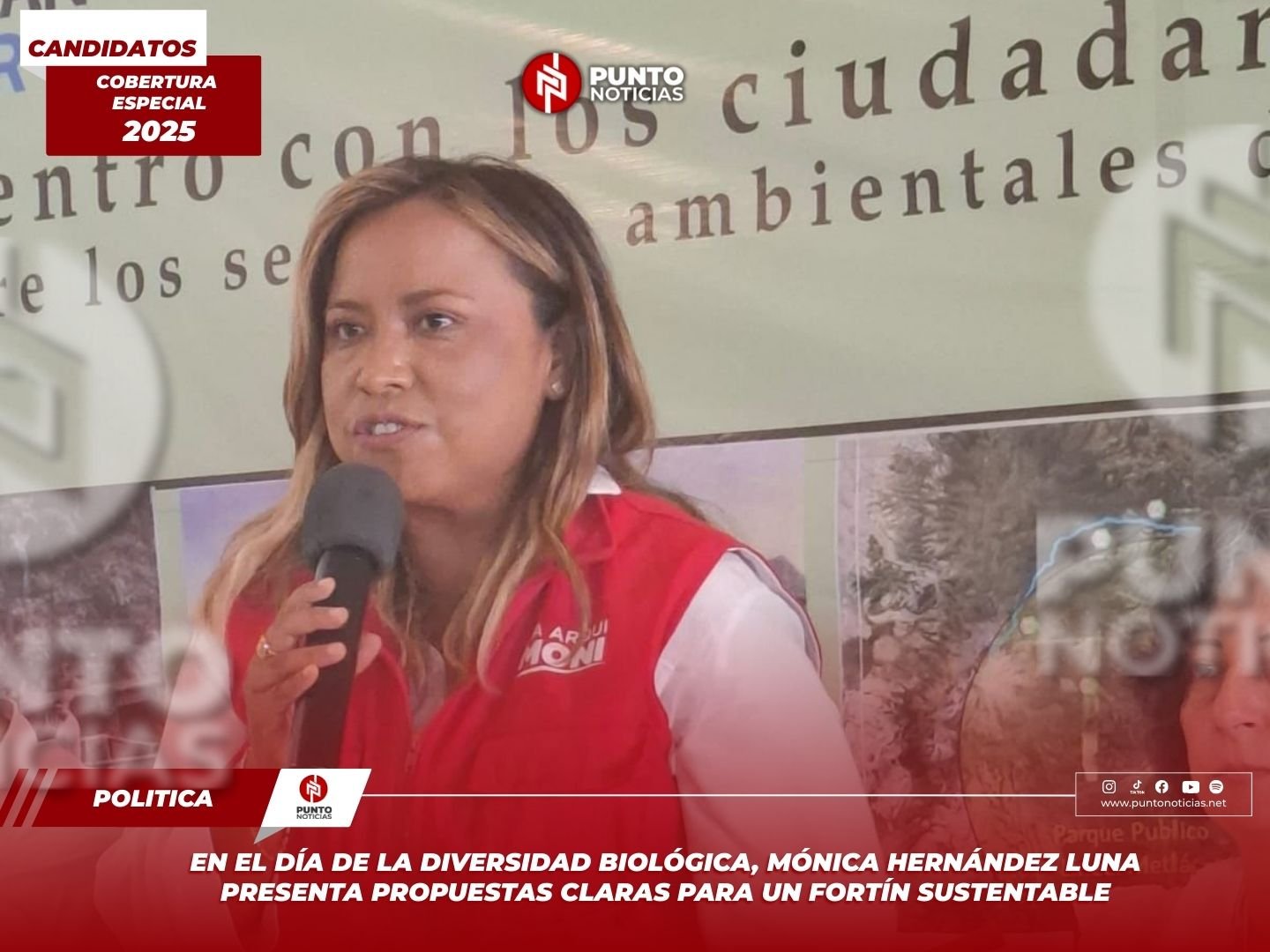 En el Día de la Diversidad Biológica, Mónica Hernández Luna presenta propuestas claras para un Fortín sustentable