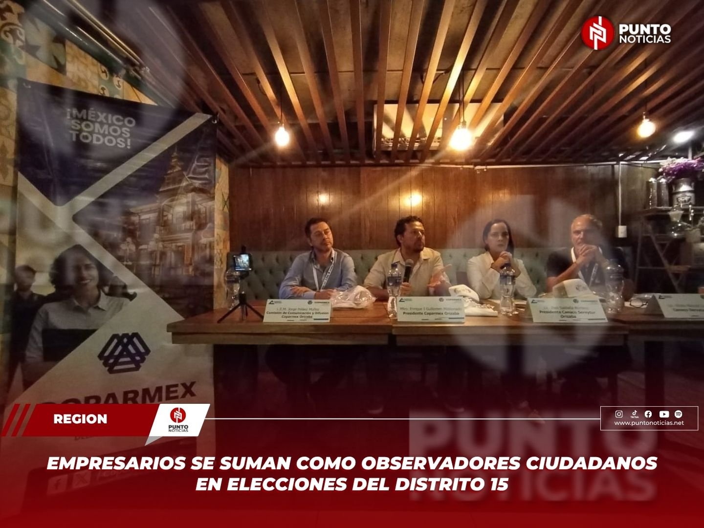 Empresarios se suman como observadores ciudadanos en elecciones del distrito 15