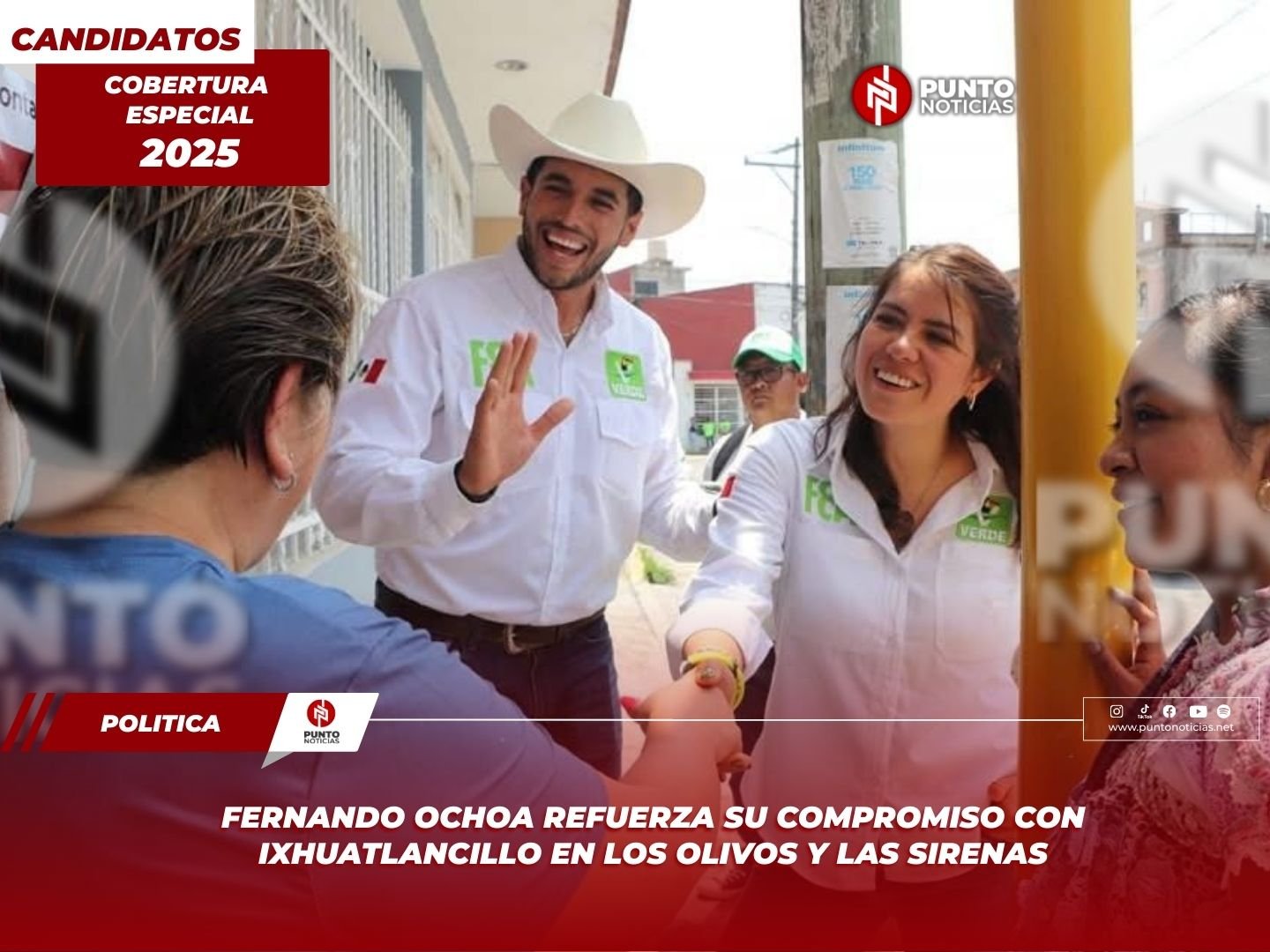 Fernando Ochoa refuerza su compromiso con Ixhuatlancillo en Los Olivos y Las Sirenas