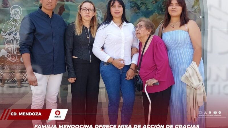 Familia mendocina ofrece misa de acción de gracias tras sobrevivir a explosión en la autopista