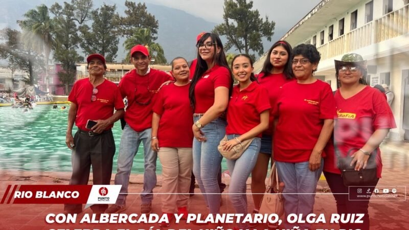 Con albercada y planetario, Olga Ruiz celebra el Día del Niño y la Niña en Rio Blanco
