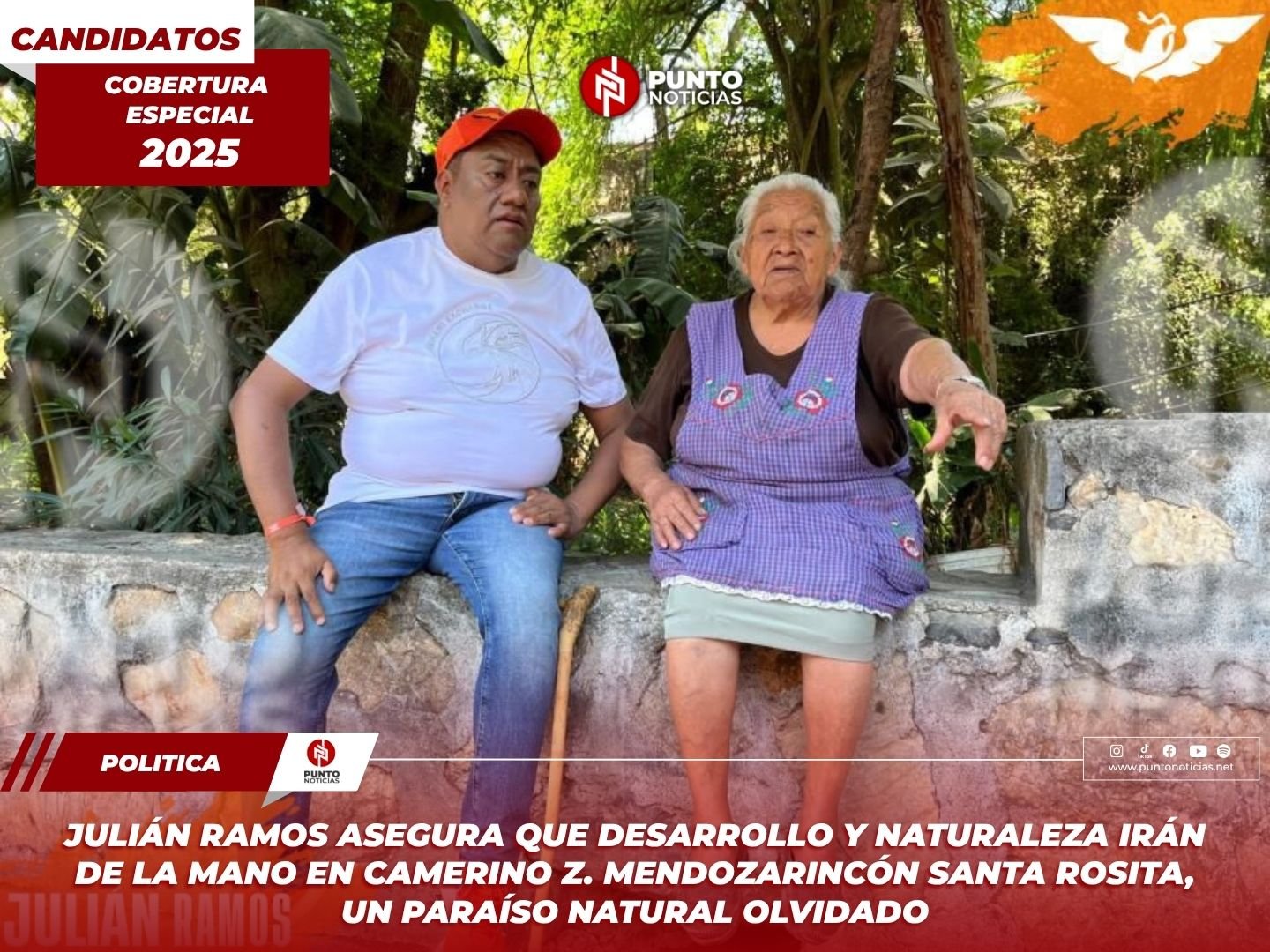Julián Ramos asegura que desarrollo y naturaleza irán de la mano en Camerino Z. MendozaRincón Santa Rosita, un paraíso natural olvidado