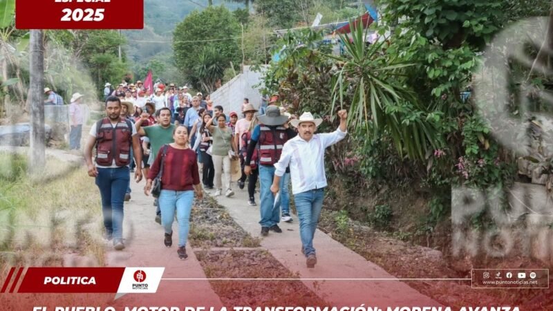 El pueblo, motor de la transformación: Morena avanza en Capoluca y Capoluquilla