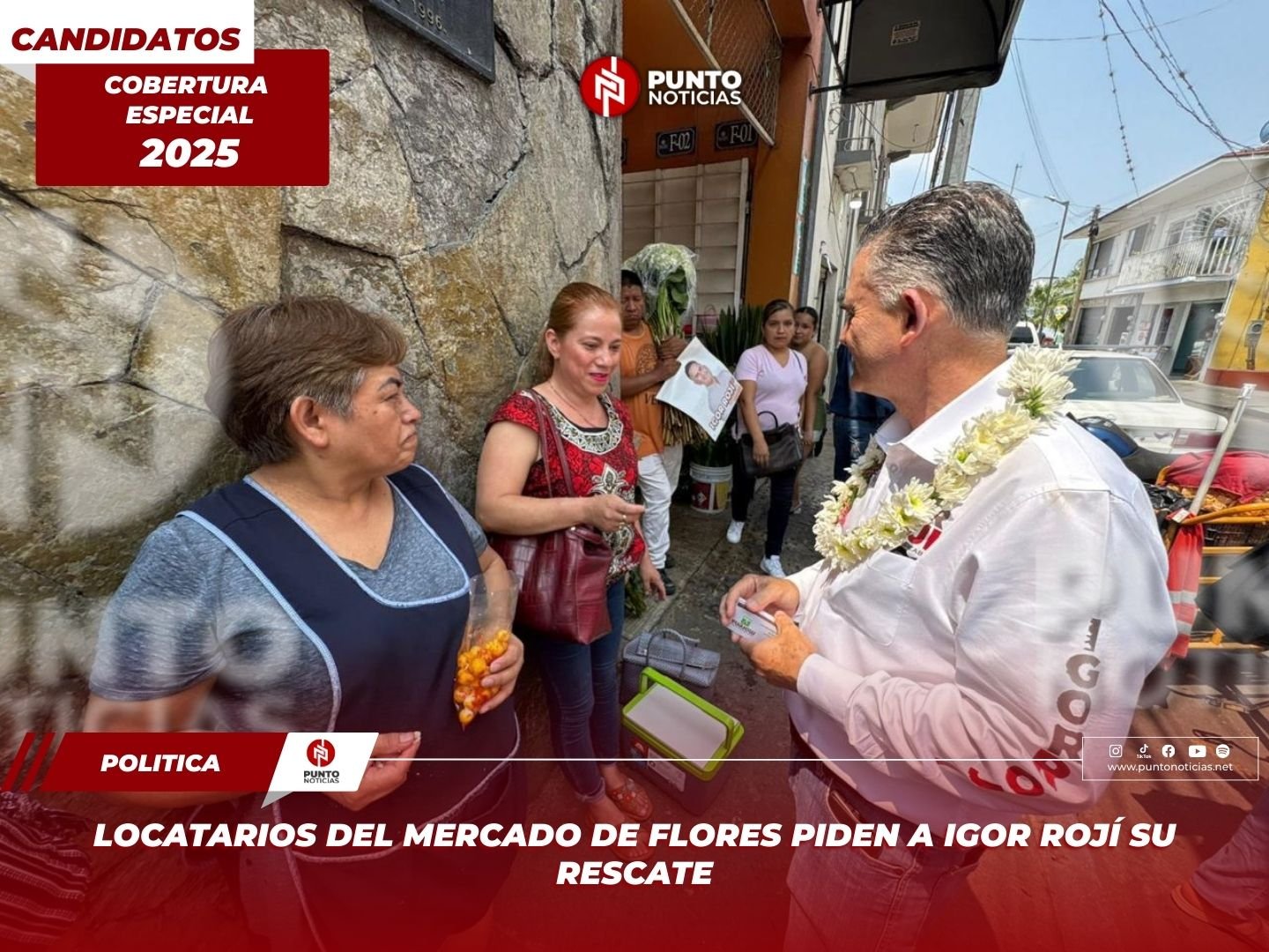 Locatarios del Mercado de Flores piden a Igor Rojí su rescate